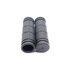 1 Pair Bike Handlebar Sleeves Shock Absorption Anti-slip One-sided Locking Rubber Dustproof Bicycle Cycling Handle Bar Grips Replacement Parts