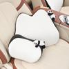 Panda Car Head Pillow Neck Pillow Summer Breathable Comfortable Car Seat Pillow Four Seasons General Interior Lumbar Cushion