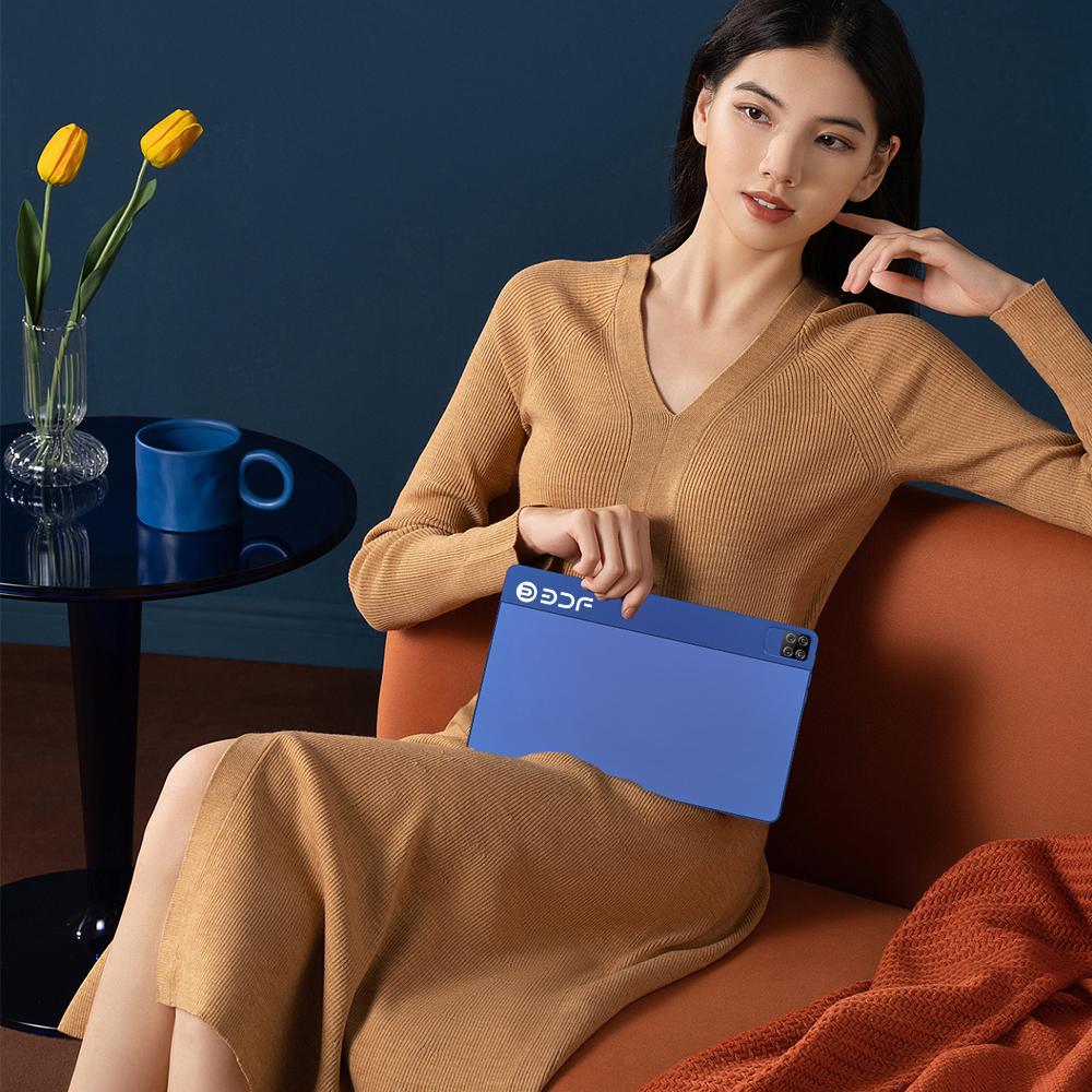 BDF 10.1 Inch Big Screen 8GB+256GB Tablet PC Android 12 3G 4G Lte WiFi BT Mobile Phone Sim Card