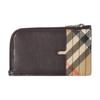 Burberry Embossed Equestrian Knight Pattern Leather Card Holder Men accessories Beige 81189391