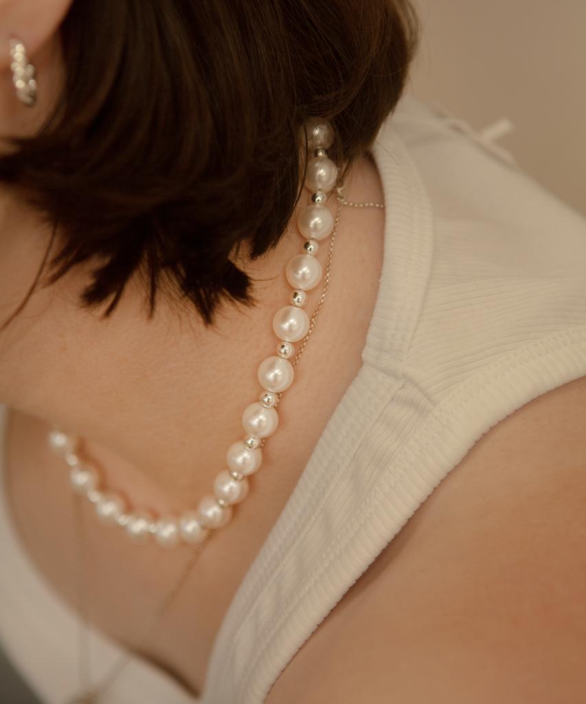 Ожерелье Findelise из стерлингового серебра с жемчугом Swarovski
