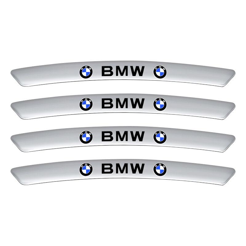 4 шт. Алюминиевая эмблема значка автомобиля Декор ободов колесных дисков 3D наклейки для Bmw E63 E70 E88 E90 E92 E93 E39 E46 E60 F10 F30 X3 X4 X5 X6