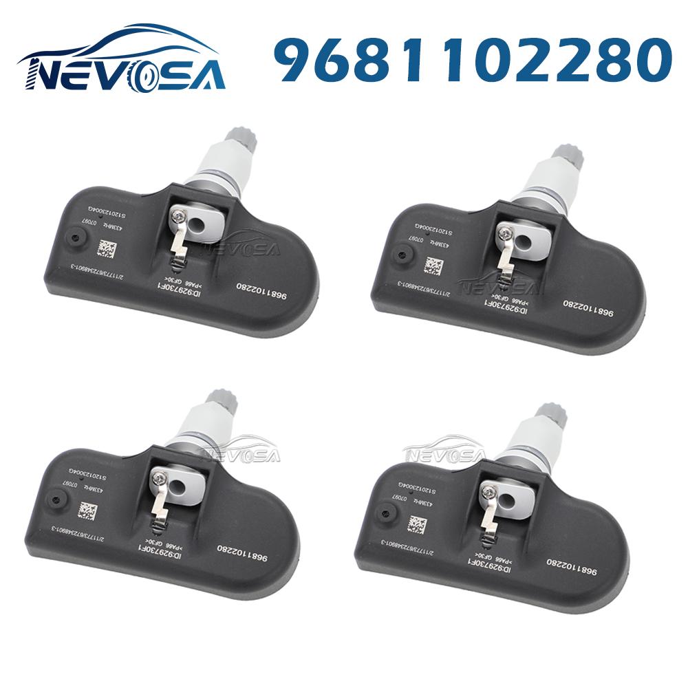 NEVOSA 9681102280 TPMS Sensor For Citroen C5 II Fiat Ulysse Lancia Phedra Tire Pressure Monitoring System 433MHz 9673198580