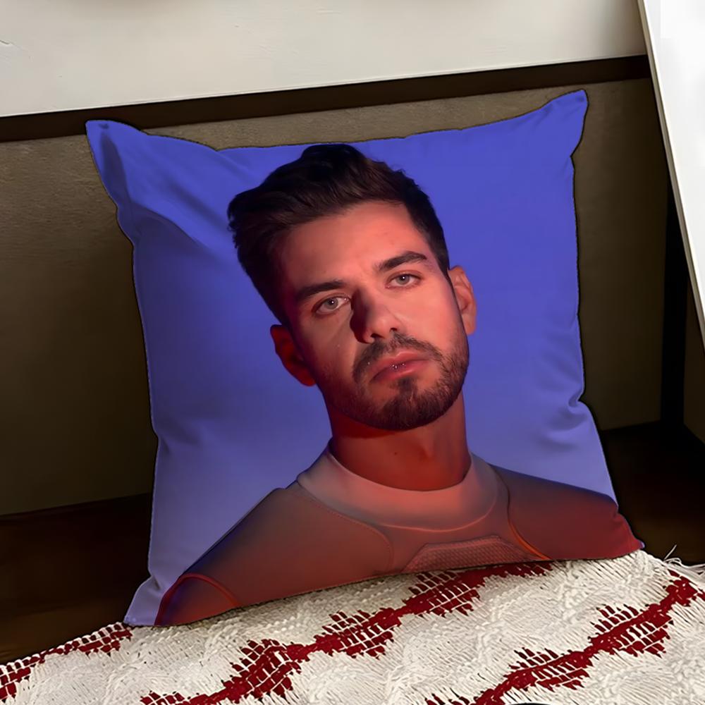 DJ AAnyma Music Cushion Cover Reversible Soft Durable Pillow Cover Home Car MultiScene Use for Daily Comfort