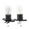 2A 250V 20W Microwave Oven Bulb Refrigerator Lighting Bulb Base Design with Holder Replacement Universal Fit for Galanz / Midea