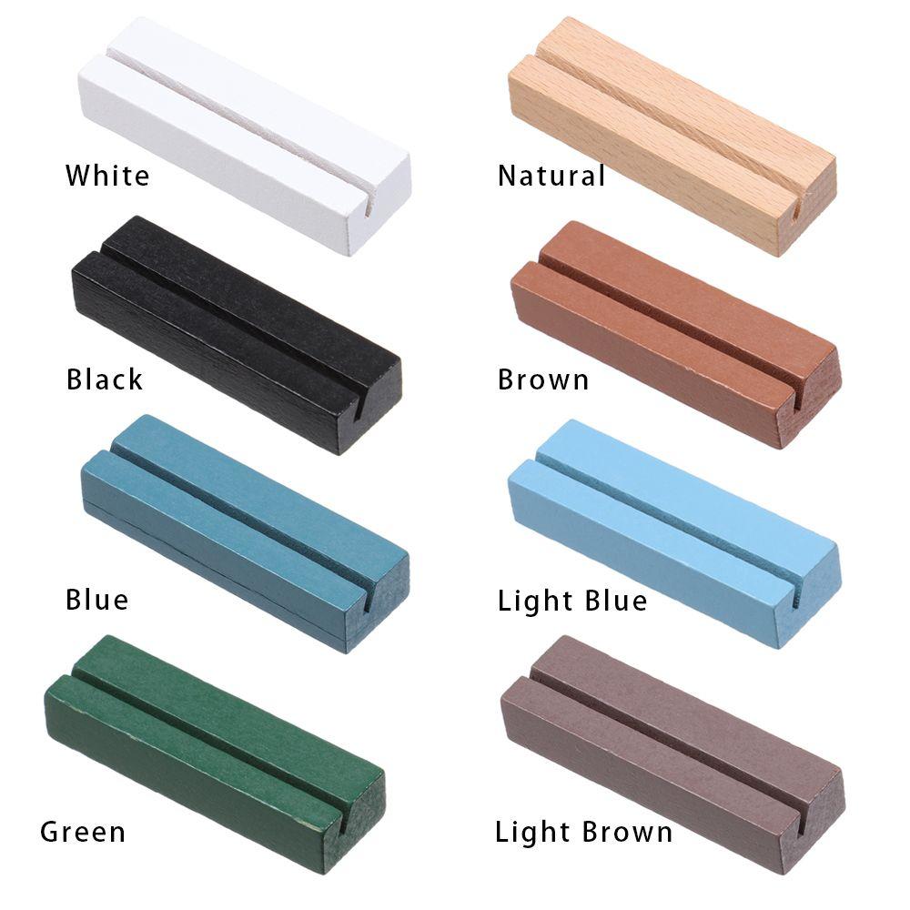 Крафт Бумага Зажим Подставка для Демонстрации Фотографий и Карточек Настольное Украшение Зажимы для Рассадочных Карточек Подставка Держатель Номеров Столов Зажимы для Фотографий