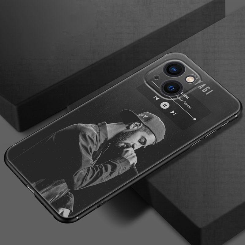 Мияги и; Чехол для телефона Andy Panda для Apple iPhone 13 12 Mini 11 Pro XS Max XR X 8 7 6S 6 Plus SE 2022 2020 5S 5 Мягкий черный чехол