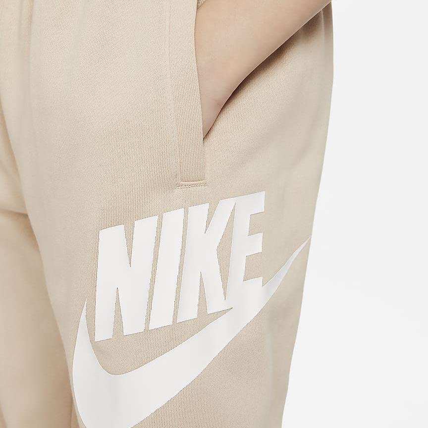 Nike Вязаные спортивные штаны с принтом букв Детские брюки Песочно-белый FV3301-126