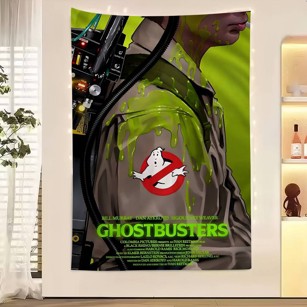 Retro CClassic GGhostbusters Hanging Bohemian Tapestry Bohemian Wall Tapestries Mandala Kawaii Room Decor
