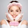 1 Set Sponge Headband Wristband Water Absorbent Face Washing SPA Padded Hair Band Elastic Wrist