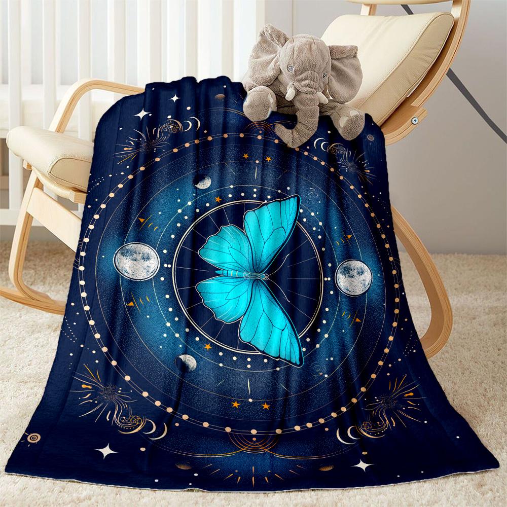 Cosmic Butterfly Mandala Blankets are suitable for living rooms, bedrooms, camping, and other places, making them an ideal choice for gifts.