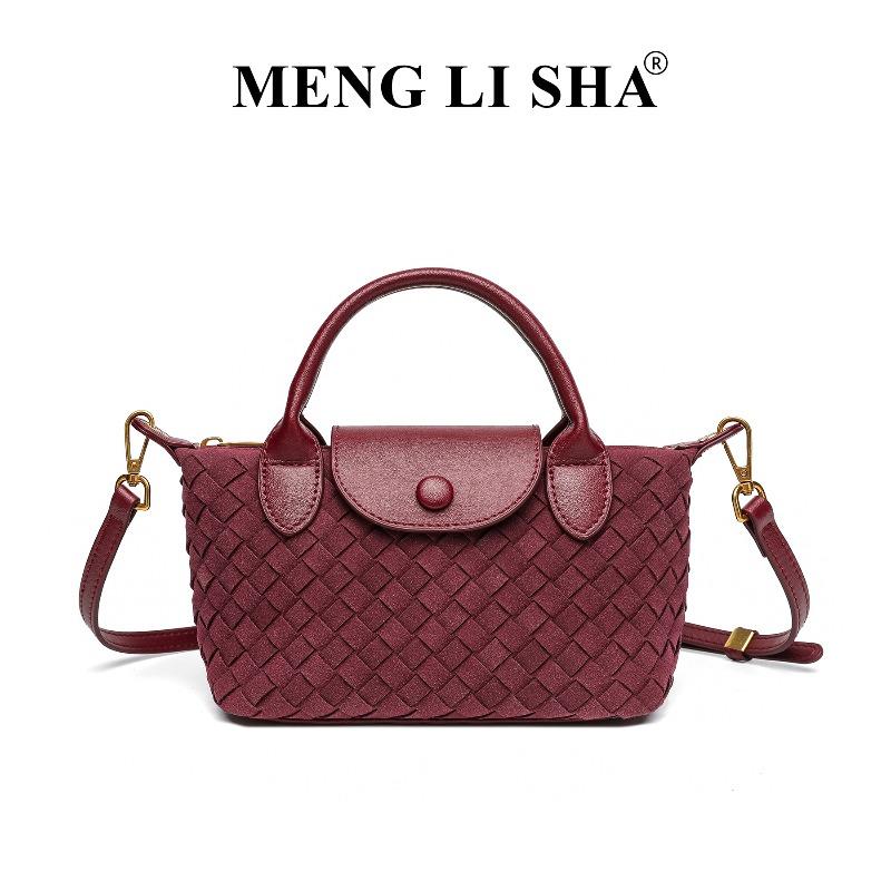 New fashionable hand-woven bag single shoulder crossbody Longxiang dumpling bag commuter versatile portable women's bag