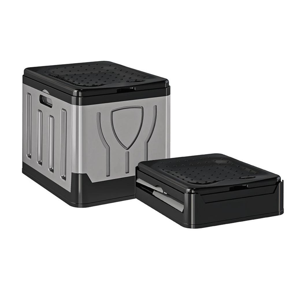 Emergency Folding Toilet Strong Bearing Capacity Camping Potty Cover Car Bedpan  Hiking