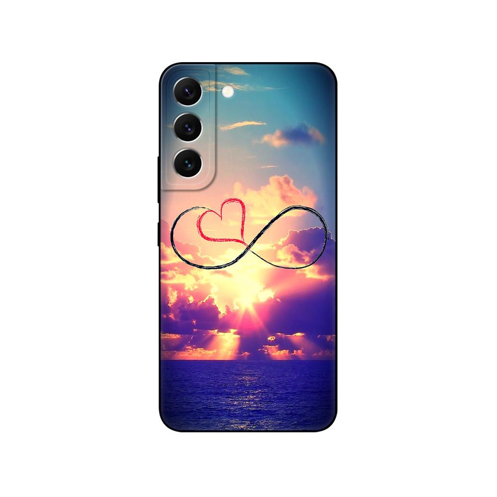 Для Samsung Galaxy S22 | С22+ | Чехол S22 Ultra 5G для Samsung S22 Plus, задняя крышка для телефона, черный чехол из ТПУ, розовый, космический автомобиль в стиле аниме