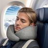 1pc Comfortable Memory Foam Travel Pillow with Breathable Cover - Lightweight, Medium Firmness, Machine Washable - Perfect for Airplane, Office