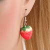 Бижутерия для девочек Яркая Клубника Подвески Женские Модные Аксессуары Серьги-пусеты Украшения Серьги-капли