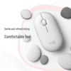 Logitech Беспроводная тихая мышь Pebble M350 с двойным режимом