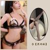 Sexy Lingerie Sexy Lace Bra Three-point Open Panties Uniform Seduction Suit Sweet Girl