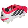 Adidas PREDATOR ELITE FG Футбольные бутсы для твердого грунта Текстильные бутсы для твердого грунта Унисекс Белый Красный JS0380