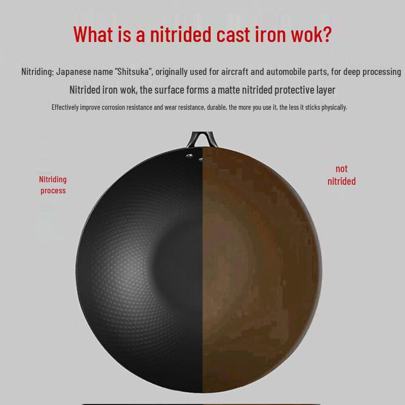 Luxface Black Diamond Wok