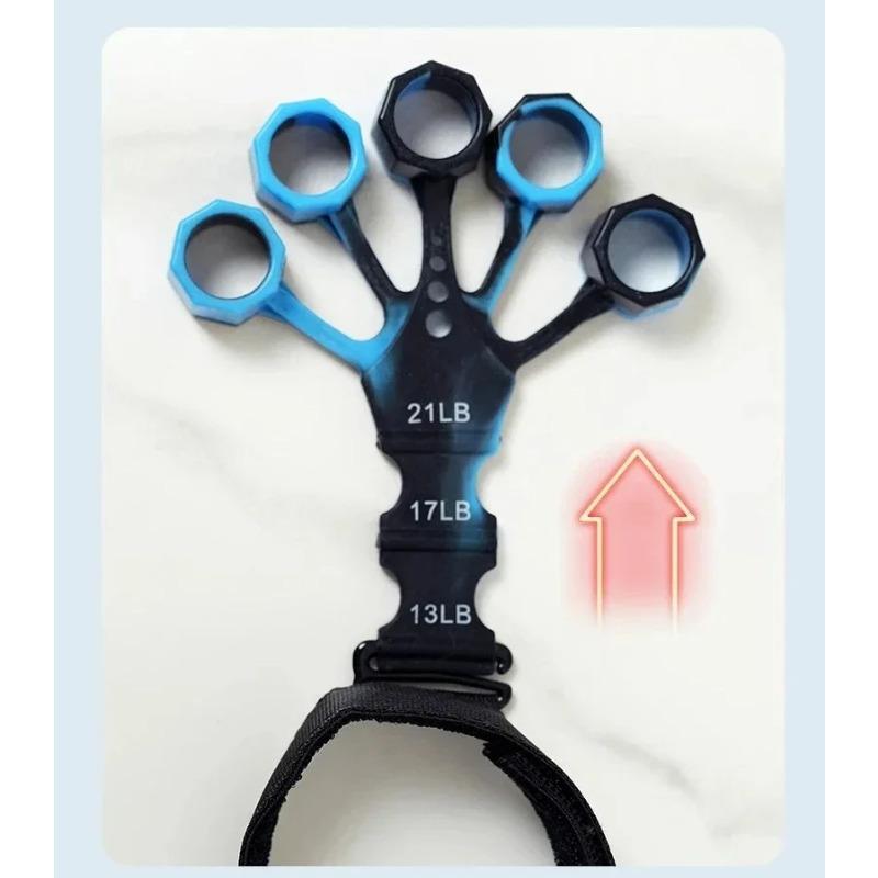 Новый силиконовый тренажер для пальцев 5 пальцев запястья эспандер для пальцев восстановление силы сгибание и разгибание тренажер для вен