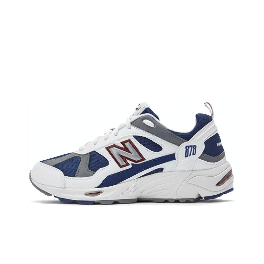 New Balance Nb 878 Минималистичные Удобные Низкие Спортивные Повседневные Кроссовки Унисекс Белые Синие CM878RSD