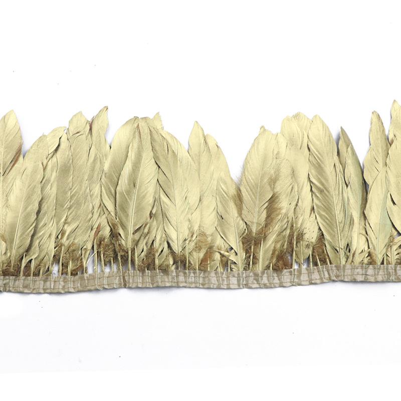 Selected High-Quality Gold-Sprayed Goose Feather Cloth With 15-20Cm Clothing Diy Color Wedding Accessories Clothing Accessories