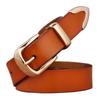 British Style Women's Cowhide Fashion Belts - Versatile Jeans and Decorative Belts for Middle-aged and Young Girls