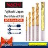 Сверло по металлу Nachi 6568P, кобальтовое, с титановым покрытием, из быстрорежущей стали, спиральное, для нержавеющей стали