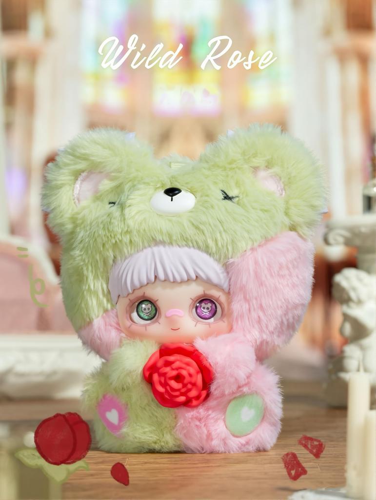 MayMei Love Never Ends Series Plush Blind Box Lovebu Plush Doll Style Lovebu Doll Color Block Scheme Handheld Item Fluffy and Soothing One of 10