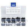 300pcs M2 X 320mm 12.9 Grade Black Alloy Steel Hex Socket Screw Bolt and Nut Kit