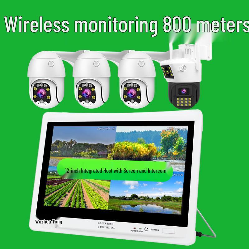 Wireless HD All-in-One Camera System for Home & Outdoor - No Wiring Needed