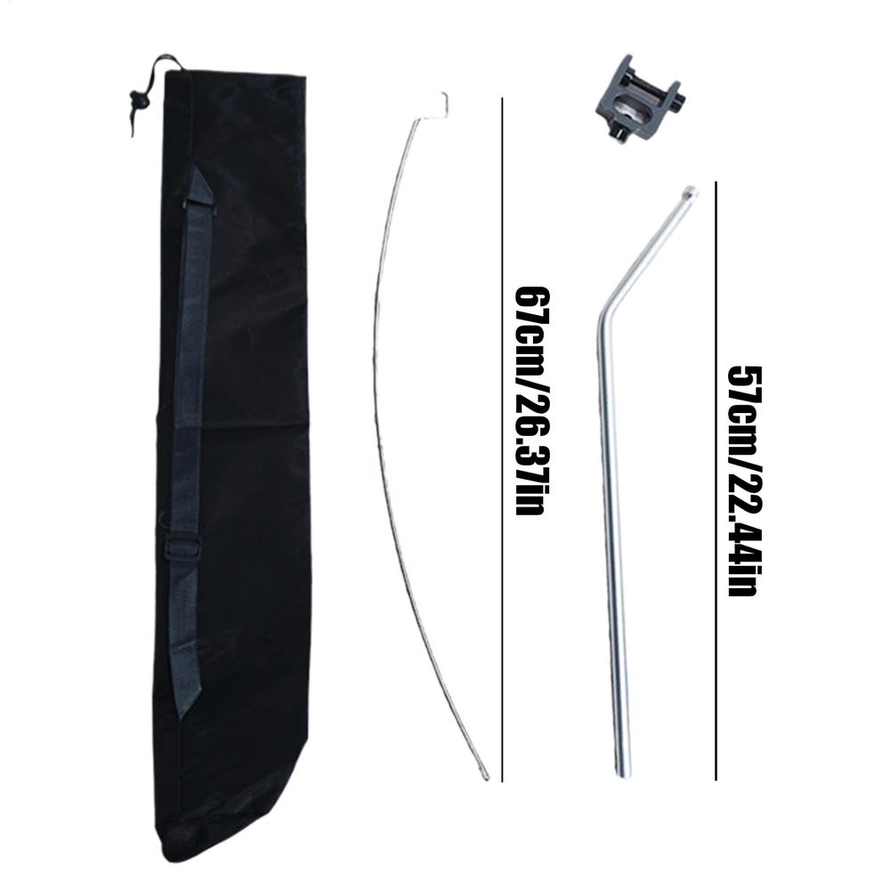 Портативная настольная стойка для света для кемпинга, изогнутая стойка для света из алюминиевого сплава, шест для пикника, стойка для освещения, кронштейн, аксессуар для кемпинга