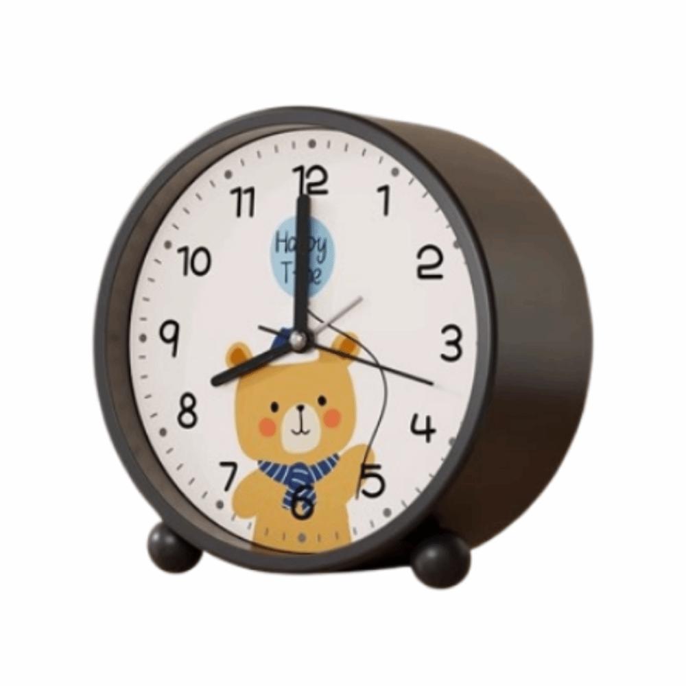 Silent Quite Tabletop Alarm Timer Cartoon Desk Clock Time Planning Clock  Desk Decoration