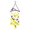 Bees Pattern Wind Chimes Glass Artisanal Craft For Porch Garden Decoration Memorial Accessories Harmonious Outdoors top sale