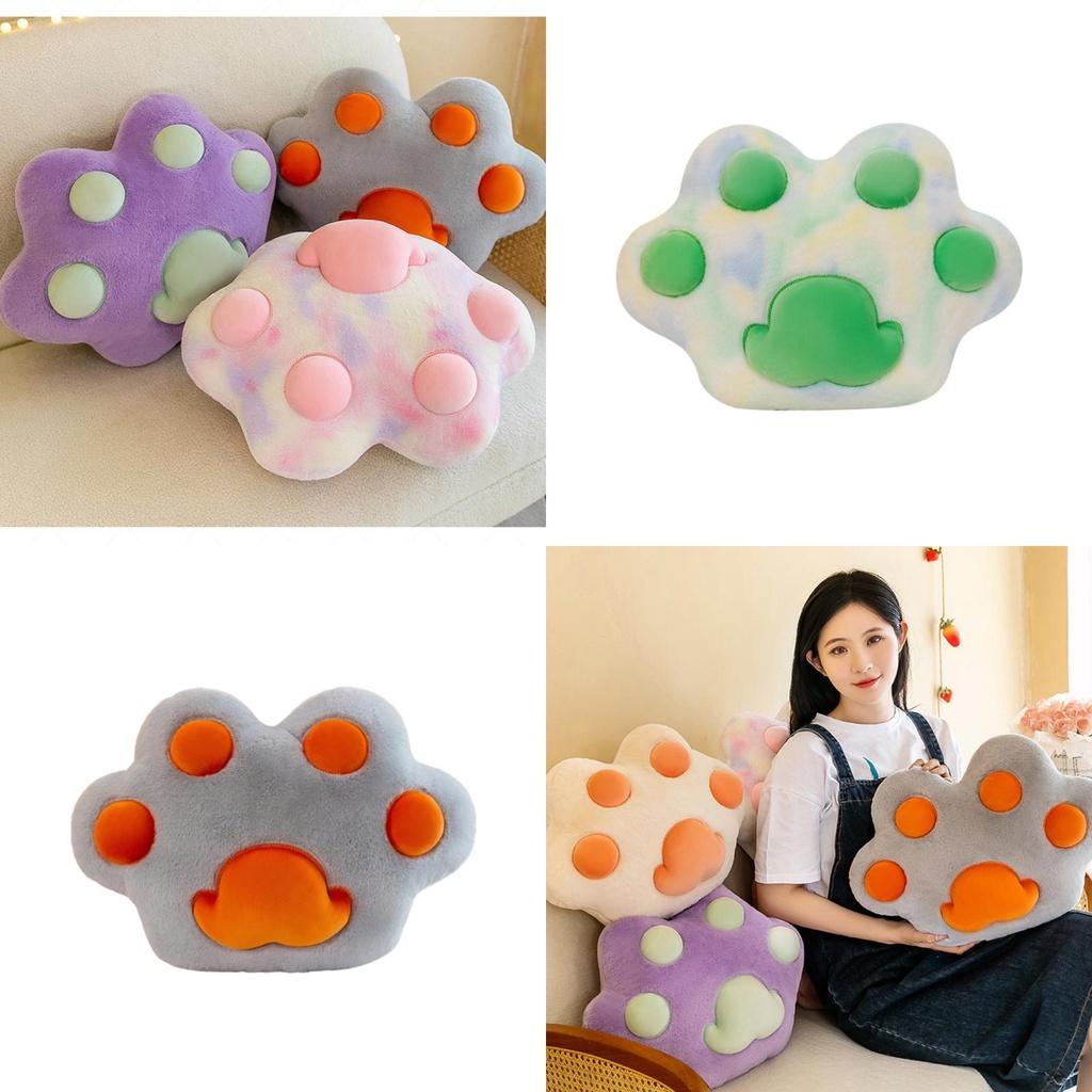 Soft And Cuddly Plush Toy Cat Claw Pillow In Various Colors For Kids And Teenagers