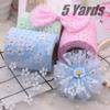 5 Yard 6cm Floret Tulle Daisy Ribbon Roll
