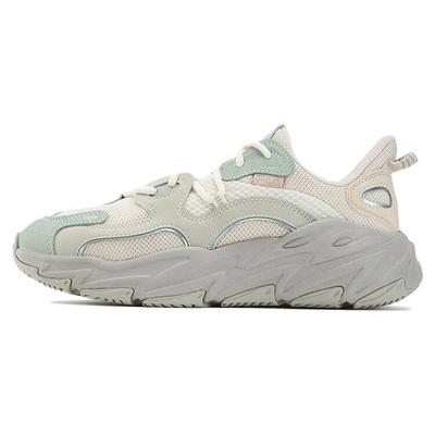 Удобная ткань Синтетическая кожа Низкий верх Кроссовки для бега Женские кроссовки Зеленый Серый F12W332109FJW