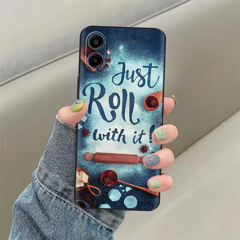 Чехол для Samsung Galaxy A07 4G Чехол для Samsung A07 Милый Цветочный Принт Мягкие Силиконовые Чехлы Для Samsung A07 A 07 Чехол Fundas