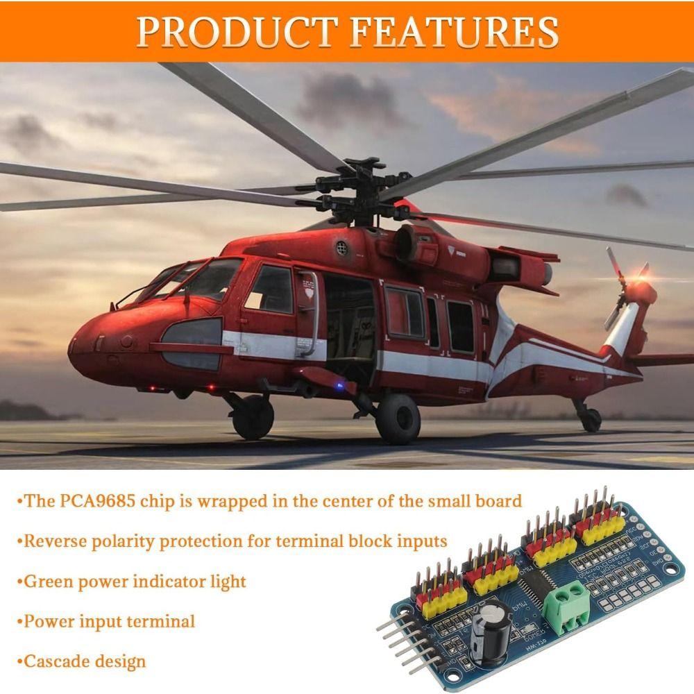 12-bit PWM Servo Motor Driver 16 Channels IIC Module NEW Servo Driver Board Embedded Systems