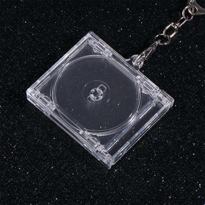 Периферийный памятный пустой альбом мини-футляр для компакт-дисков брелок в форме ключа для CD-плеера подвеска для рюкзака своими руками подвесное украшение