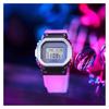 Casio Полностью металлическая серия - цифровой дисплей с квадратным циферблатом, металлический корпус, ретро-классика, маленький квадрат, водонепроницаемый и ударопрочный, кварцевый GM-S5600SK-7PR