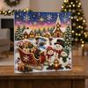 Handmade Seasonal Wall Decor Christmas Faux Pearl Art Kit, DIY Church Painting Jesus Ornaments Holy Family Craft Kit for Adults, Holiday Gift Lovers