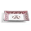 [Officially Imported] Wedgwood Florentine Fuchsia Square Tray, 14.5cm, Pink, 1076513