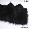 25X45Cm Long Faux Fur Fabric For Needlework Animal Suit Fur Material Diy Doll Hair Long Hair Plush Sewing Fabric