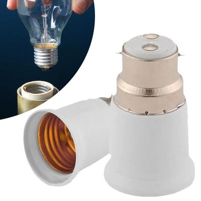 Адаптер для цоколя B22 - E27, напряжение переменного тока 100-250 В, простая установка, универсальный адаптер-конвертер для патрона лампочки