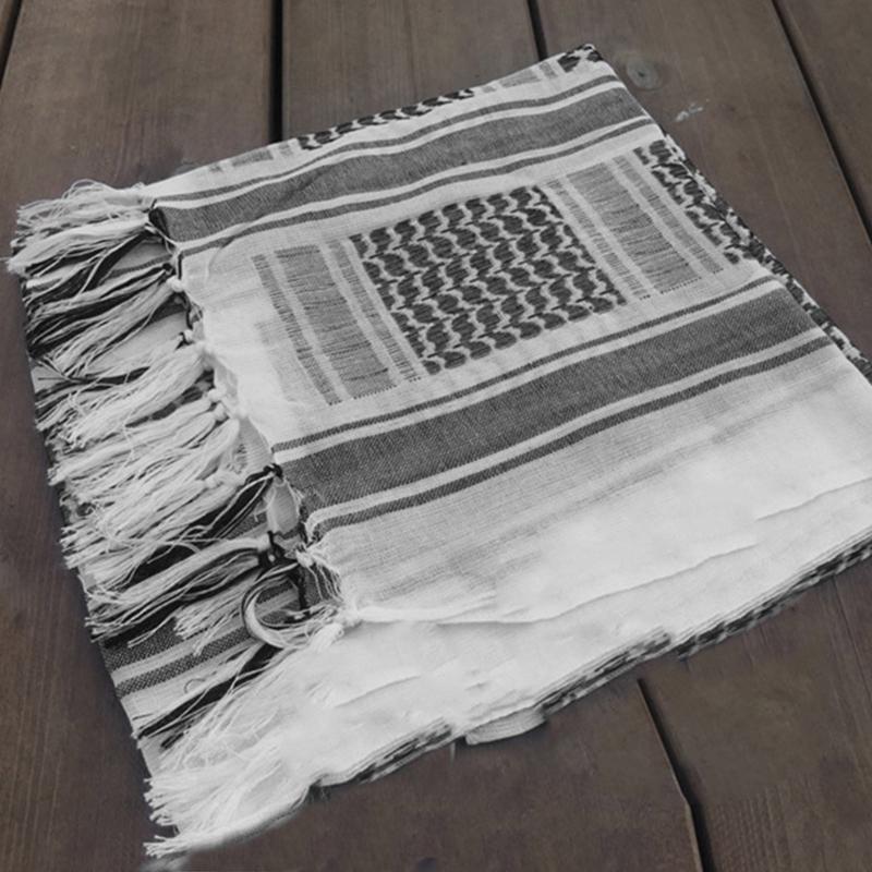 Арабский шарф куфия, арабский тюрбан, головной платок, мужской тюрбан, повязка на голову, военный шарф в стиле Шема, мусульманский хиджаб