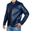Men's Vintage Fashion Jacket Stand-Up Collar Motorcycle Jacket Slim Fit Multi-Pocket Jacket Spring Summer