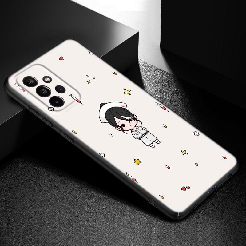 Nurse Medical Medicine Health Heart Case For Samsung A21 A30 A50 A52 S A13 A22 A32 A33 A53 A73 5G A11 A12 A31 A51 A70 A71 A72