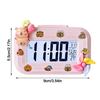 Mini Capybara Alarm Clock Cartoon Desktop Clock Cute LED Digital Clock  Student Dormitory